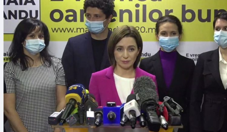 Maia Sandu, mesaj de mulţumire pentru alegători: Este o mobilizare fără precedent şi este un record istoric