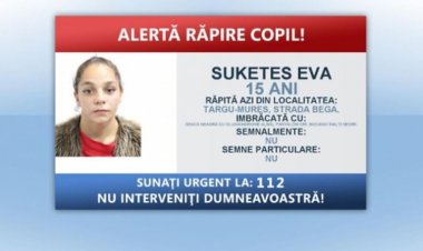 Minoră de 15 ani, răpită în Târgu Mureș, chiar de lângă unchiul ei
