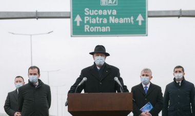 Iohannis, la deschiderea tronsonului de Autostradă 7: Prin grija guvernanților pesediști, a fost lăsată în urmă