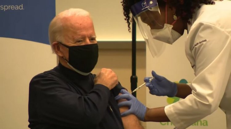 Preşedintele ales al SUA, Joe Biden, a fost vaccinat împotriva COVID-19 (VIDEO)