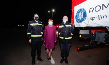 Maia Sandu mulțumește României pentru cele 50 400 doze de vaccin anti-COVID