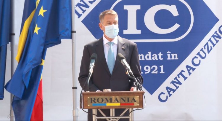 Iohannis: Institutul Cantacuzino rămâne un înalt reper al cercetării medicale românești