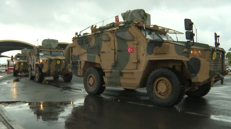 Șase convoaie ale Armatei Turciei, au intrat în România prin Punctul de Frontieră de la Giurgiu