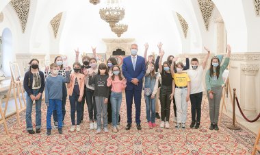 Preşedintele Klaus Iohannis a participat la deschiderea concursului Cotroceni Creativ Junior