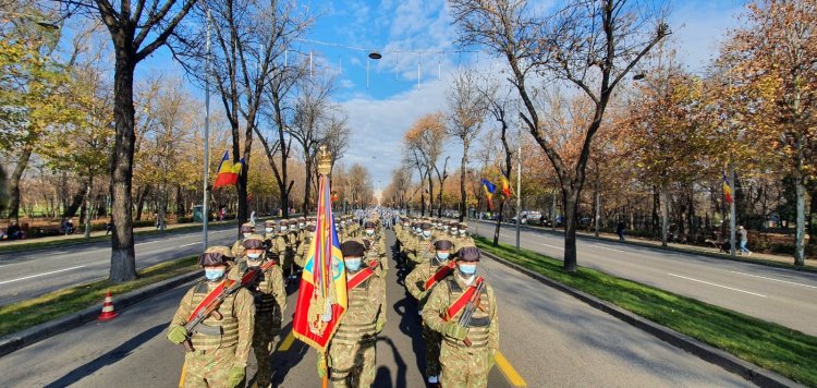 Aproximativ 1.500 de militari şi 100 de mijloace tehnice, la parada de Ziua Naţională