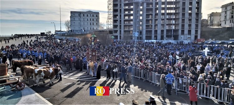 Procesiune impresionantă de Bobotează, la Constanța