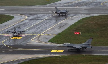 O escadrilă de avioane de vânătoare americane F-16 se mută din Germania în România