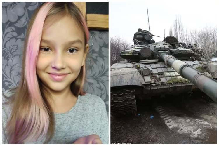 O fetiță de clasa a IV-a și părinții ei au fost uciși de ruși în mașină, pe o stradă din Kiev