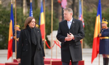 Vicepreședintele SUA, Kamala Harris, întâmpinată de Klaus Iohannis la Palatul Cotroceni
