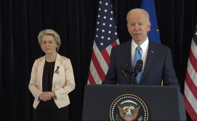 Biden: SUA și UE vor lucra împreună pentru a reduce dependența de gazul rusesc