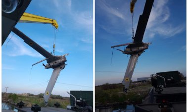 Epava unei drone Bayraktar, folosită de armata ucraineneană, a fost găsită la Sulina