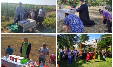 FOTO Arhiepiscopia Tomisului, campanie de rugăciuni pentru ploaie