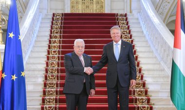 Președintele Palestinei, primit la Cotroceni. Iohannis: Vom semna un program bilateral pentru educație.