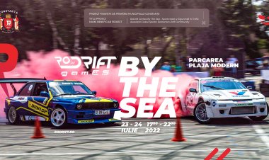 Demonstratii spectaculoase de drift în weekend în zona plajei Modern din Constanţa