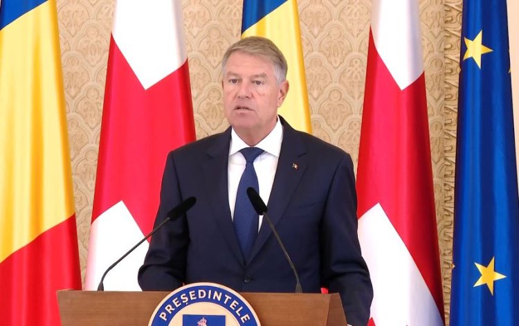 Iohannis: Avem ca prioritate construirea unui cablu electric între România, Georgia şi Azerbaidjan