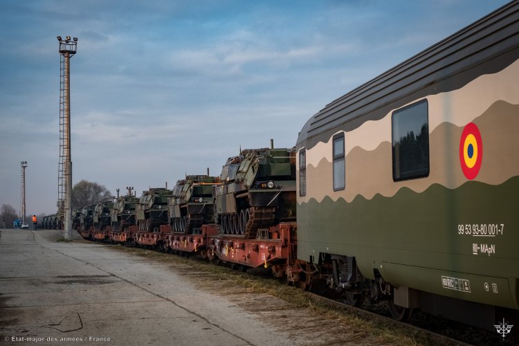 Cel de-al doilea convoi cu tehnică militară franceză a ajuns în România