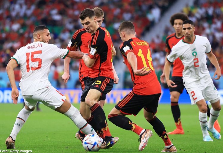 Victorie nescontată a Marocului în faţa Belgiei, scor 2-0