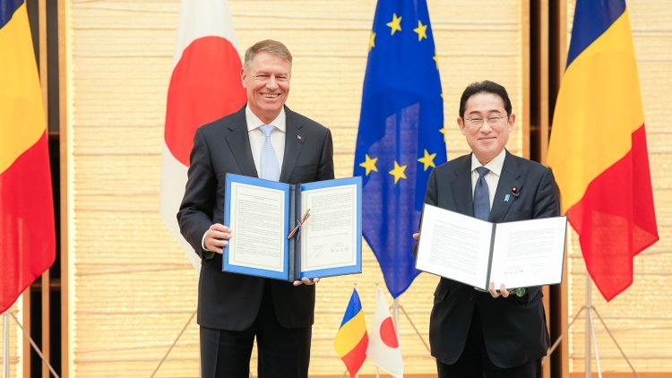 România şi Japonia au semnat un parteneriat strategic de colaborare