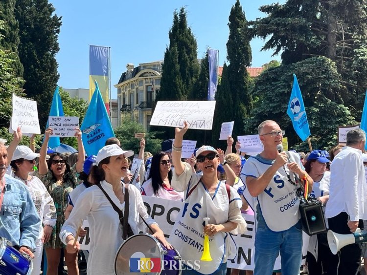 Greva generală din Educaţie continuă