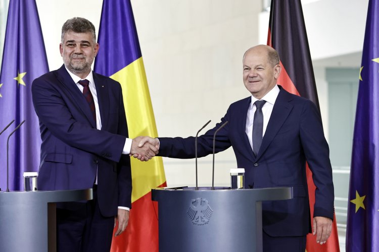Scholz: Doresc să mulţumesc României pentru reacţia fermă pe care a avut-o la invazia rusă în Ucraina