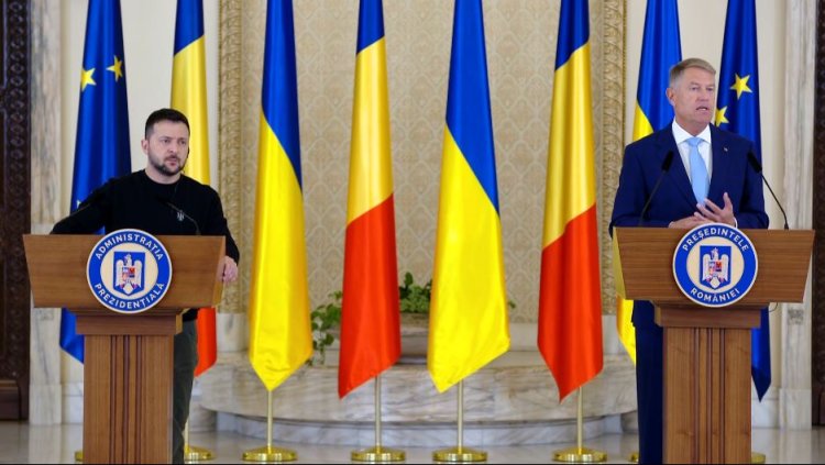 Iohannis: Vom sprijini Ucraina, inclusiv militar. Securitatea Ucrainei înseamnă securitatea României.