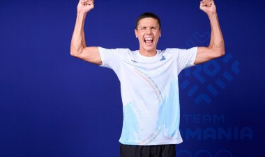 David Popovici, medaliat cu aur la 100 m liber, la Europenele Under-23