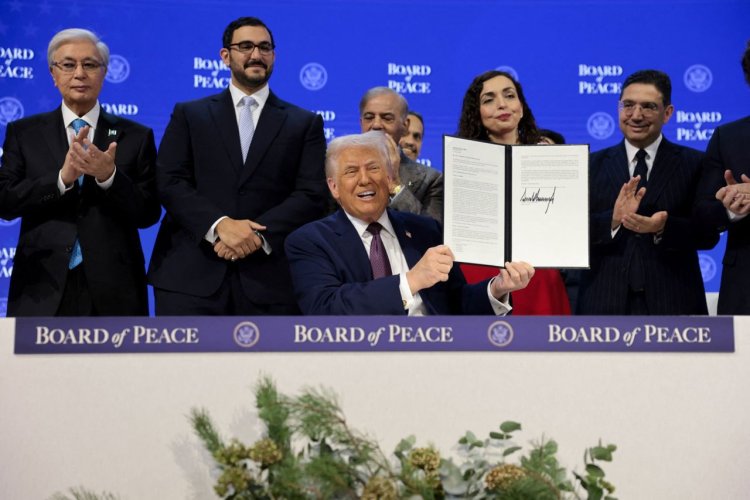 Donald Trump și-a lansat oficial, la Davos, Consiliul pentru Pace