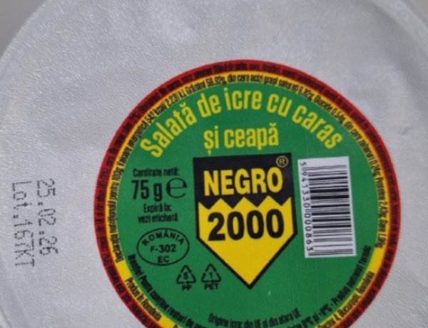 Lot de salată de icre, retras din magazine după ce a fost detectată bacteria Listeria