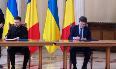 Nicușor Dan și Volodimir Zelenski au semnat Parteneriatul strategic și alte documente în domeniul apărării și energiei