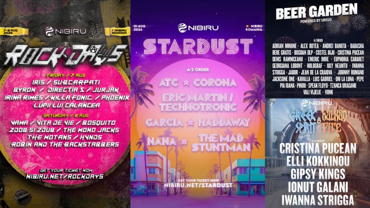 NIBIRU: 90 de artiști și festivaluri noi, în cel mai mare anunț de până acum, dezvăluit într-un live-maraton de 5 ore