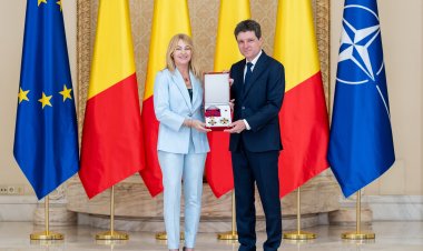 Nadia Comăneci, decorată cu Ordinul Național Steaua României în grad de Mare Cruce