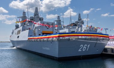 Corveta Contraamiral August Roman a intrat oficial în serviciul Forțelor Navale Române