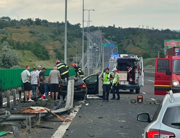Accident rutier pe Autostrada A2 București-Constanța