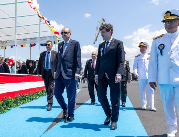 Nicușor Dan: Corveta Contraamiral August Roman va întări contribuția României la securitatea regională