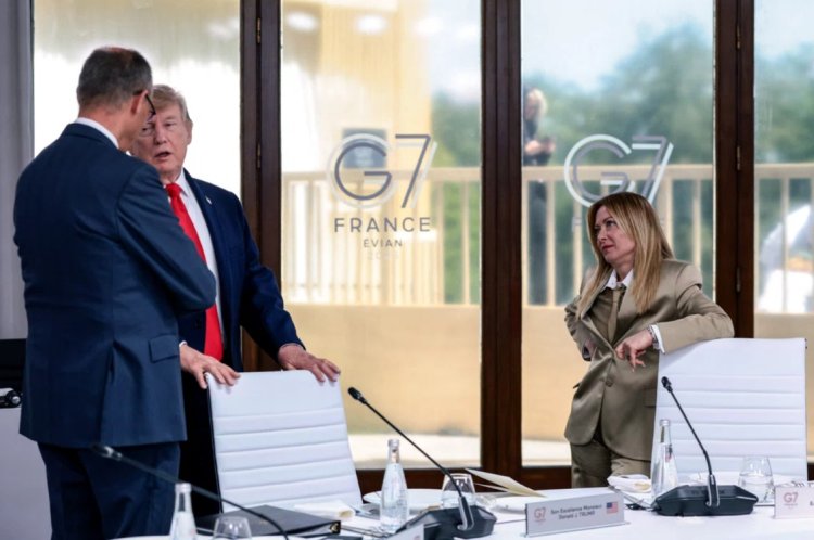 Donald Trump, atac la adresa Giorgiei Meloni după summitul G7: M-a implorat să facem o poză, mi-a fost milă de ea.