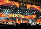 Ploaia a întrerupt cea de-a doua seară a Festivalului Național al Cântecului și Dansului Popular Românesc, dar concursul continuă