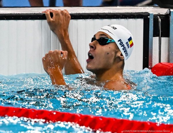 David Popovici, AUR la 100 m liber! Românul e al doilea om din istorie cu 3 titluri la rând, la Campionatele Europene