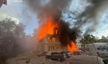 Academia de Științe din Kiev a fost lovită de o dronă rusească