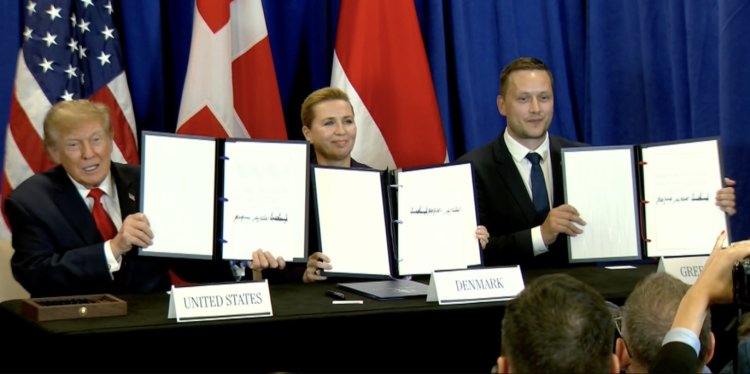 Trump anunță la ONU construirea a două baze militare foarte mari în Groenlanda