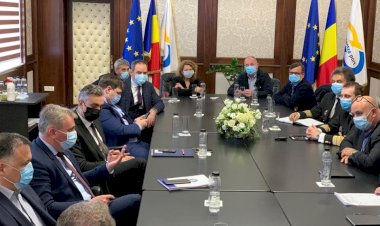 Foto: Ministrul Lucian Bode, în vizită de lucru la Constanța